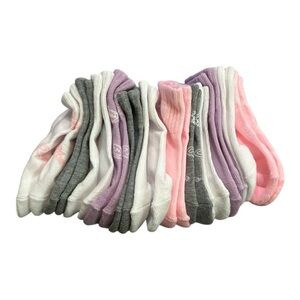 Champion Youth Quarter Socks - 12 Pair Pack, Size 9C–1Y, Multicolor